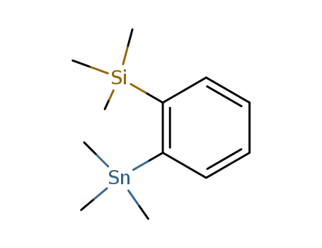 Molecular Structure of 37755-17-2 (1-trimethylstannyl-2-trimethylsilylbenzene)