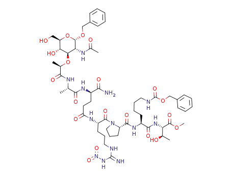 1-O-Bn-Mur(Ac)-Ala-D-Glu(Arg(NO<sub>2</sub>)-Pro-Lys(Z)-Thr-OMe)-NH<sub>2</sub>