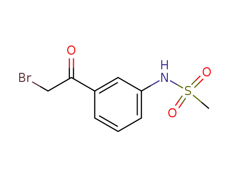 N-[3-(2-bromoacetyl)phenyl]methanesulfonamide