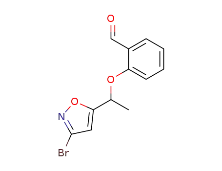 Benzaldehyde, 2-[1-(3-bromo-5-isoxazolyl)ethoxy]-