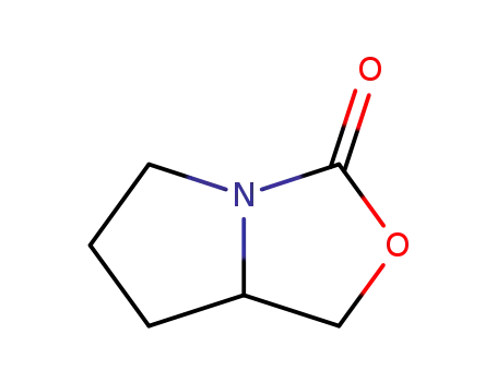 Molecular Structure of 53310-83-1 (1H,3H-Pyrrolo[1,2-c]oxazol-3-one, tetrahydro-)
