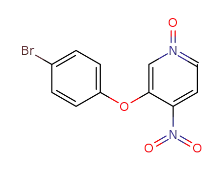 4-nitro-3-(4-bromophenoxy)-pyridine N-oxide