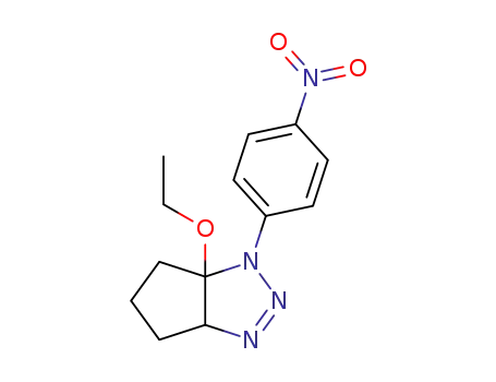 6a-ethoxy-1-(4-nitro-phenyl)-1,3a,4,5,6,6a-hexahydro-cyclopenta[1,2,3]triazole