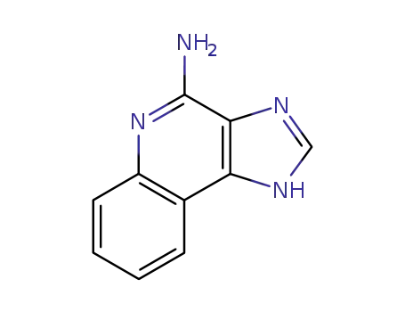 Molecular Structure of 132207-04-6 (1H-imidazo[4,5-c]-quinolin-4-amine)