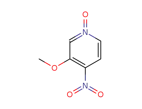 Molecular Structure of 19355-04-5 (3-Methoxy-4-nitropyridine N-oxide)