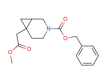 Methyl (3-benzyloxycarbonyl-3-azabicyclo [4.1.0]hept-6-yl)acetate