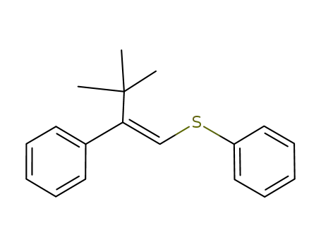 Benzene, [(3,3-dimethyl-2-phenyl-1-butenyl)thio]-