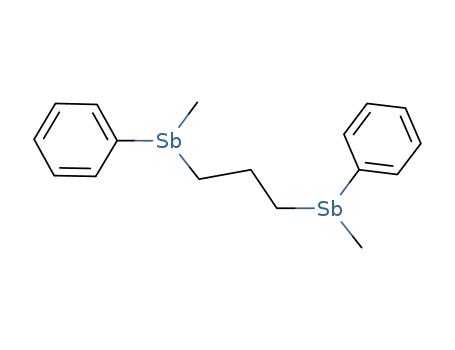{(C<sub>6</sub>H<sub>5</sub>)(CH<sub>3</sub>)Sb}2(CH<sub>2</sub>)3