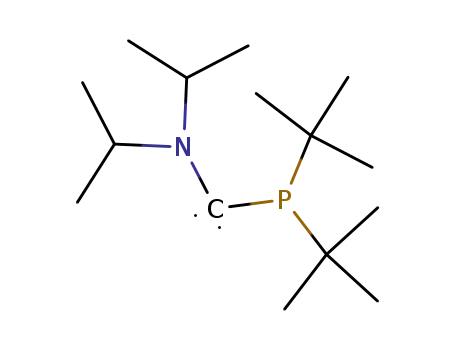 Molecular Structure of 443147-01-1 (((CH<sub>3</sub>)3C)2PCN(CH(CH<sub>3</sub>)2)2)