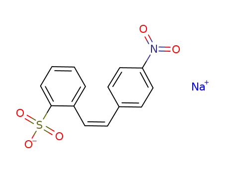 Benzenesulfonic acid, 2-[(1Z)-2-(4-nitrophenyl)ethenyl]-, sodium salt