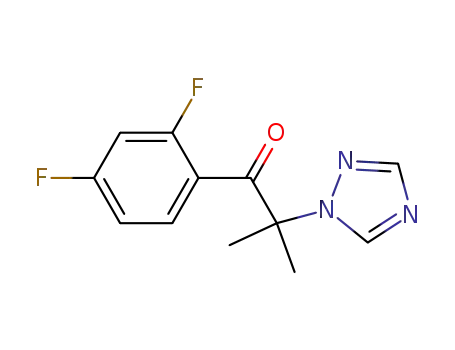 1-Propanone, 1-(2,4-difluorophenyl)-2-methyl-2-(1H-1,2,4-triazol-1-yl)-