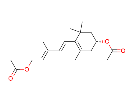 3-Cyclohexen-1-ol, 4-[5-(acetyloxy)-3-methyl-1,3-pentadienyl]-3,5,5-trimethyl-, acetate, (E,E)-