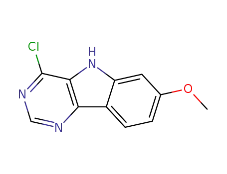 Molecular Structure of 676602-23-6 (1-CHLORO-7-METHOXY-9H-2,4,9-TRIAZA-FLUORENE)