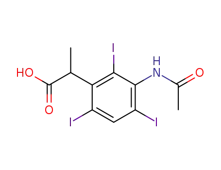 2-(3-아세틸아미노-2,4,6-트리요오도페닐)프로피온산