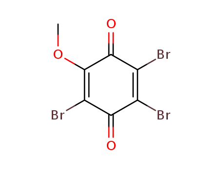 Molecular Structure of 156570-79-5 (2,3,5-tribromo-6-methoxy[1,4]benzoquinone)