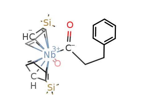 [((CH<sub>3</sub>)3SiC<sub>5</sub>H<sub>4</sub>)2Nb(O)(C(O)C<sub>2</sub>H<sub>4</sub>C<sub>6</sub>H<sub>5</sub>)]