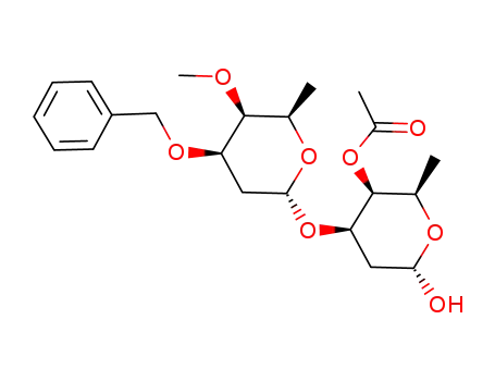 4-O-Acetyl-3-(3-O-benzyl-2,6-dideoxy-4-O-methyl-α-D-lyxo-pyranosyl)-2,6-dideoxy-α-D-lyxo-pyranose