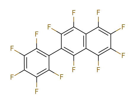 1,2,3,4,5,6,8-Heptafluoro-7-(pentafluorophenyl)naphthalene