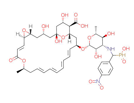 Molecular Structure of 1108187-82-1 (N-[(α-hydrophosphoryl-4-nitrobenzyl)]pimaricin)