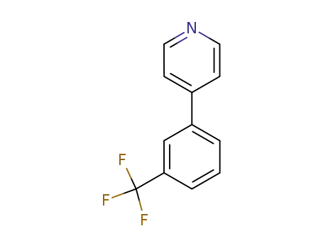 Molecular Structure of 5957-98-2 (4-(3-(Trifluoromethyl)phenyl)pyridine)
