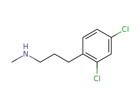 Molecular Structure of 459872-45-8 ([3-(2,4-DICHLORO-PHENYL)-PROPYL]-METHYL-AMINE)