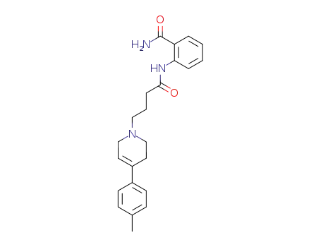 2-[4-(4-<i>p</i>-tolyl-3,6-dihydro-2<i>H</i>-pyridin-1-yl)-butyrylamino]-benzamide