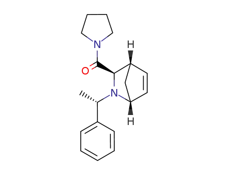 Pyrrolidine,
1-[[(1R,3R,4S)-2-[(1S)-1-phenylethyl]-2-azabicyclo[2.2.1]hept-5-en-3-yl]
carbonyl]-