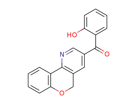 Molecular Structure of 178808-84-9 (Methanone, 5H-[1]benzopyrano[4,3-b]pyridin-3-yl(2-hydroxyphenyl)-)