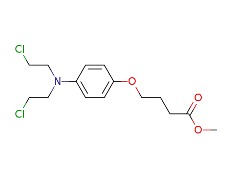 4-{4-[bis-(2-chloro-ethyl)-amino]-phenoxy}-butyric acid methyl ester