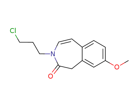 1-(8-Methoxy-1,3-dihydro-2H-3-benzazepin-2-on 3-yl)-3-chloro-propane