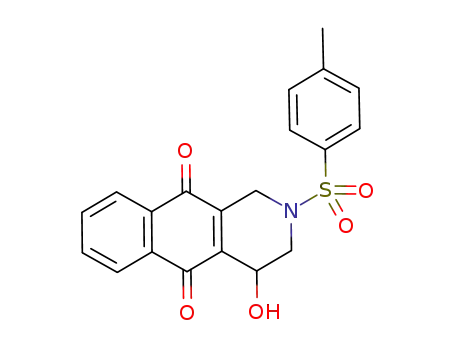 4-hydroxy-2-(p-toluenesulfonyl)-1,2,3,4-tetrahydrobenz[g]isoquinoline-5,10-dione