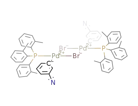 [Pd[P(o-tolyl)3](m-C6H4CN)(μ-Br)]2