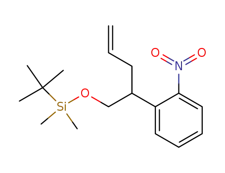 5-{[tert-butyl(dimethyl)silyl]oxy}-4-(2-nitrophenyl)pent-1-ene