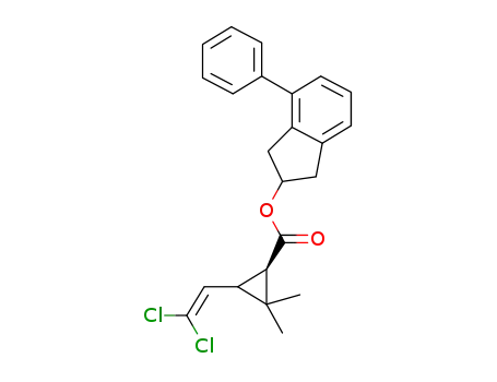 4-phenyl-2,3-dihydro-1H-inden-2-yl 3-(2,2-dichloroethenyl)-2,2-dimethylcyclopropanecarboxylate
