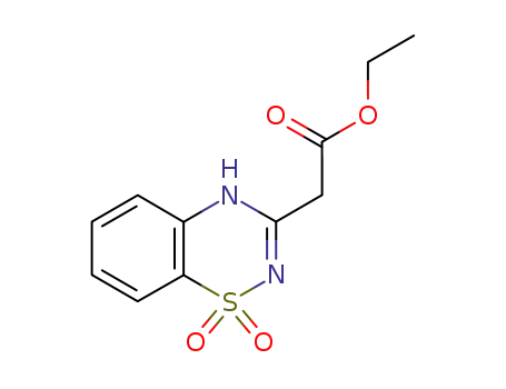 2H-1,2,4-Benzothiadiazine-3-acetic acid ethyl ester 1,1-디옥사이드