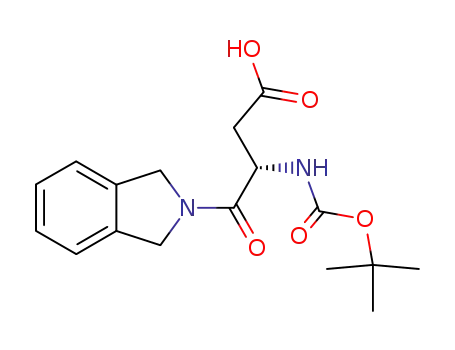 3-<i>tert</i>-butoxycarbonylamino-4-(1,3-dihydro-isoindol-2-yl)-4-oxo-butyric acid