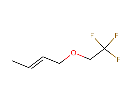 Molecular Structure of 803730-97-4 (2-Butene, 1-(2,2,2-trifluoroethoxy)-, (2E)-)