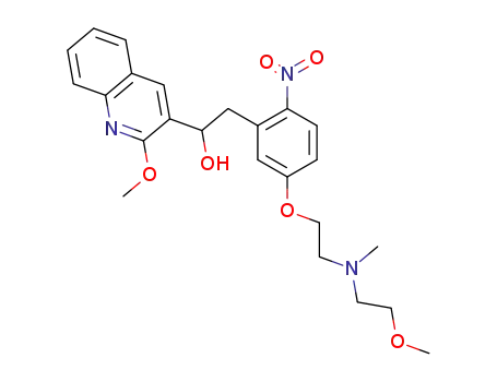 3-Quinolinemethanol,
2-methoxy-a-[[5-[2-[(2-methoxyethyl)methylamino]ethoxy]-2-nitrophenyl]
methyl]-