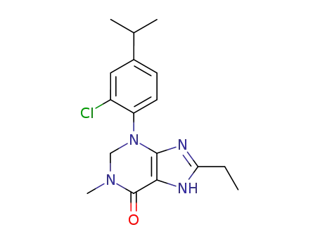 3-(2-chloro-4-isopropyl-phenyl)-8-ethyl-1-methyl-1,2,3,7-tetrahydro-purin-6-one