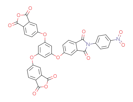 5-[3,5-bis-(1,3-dioxo-1,3-dihydro-isobenzofuran-5-yloxy)-phenoxy]-2-(4-nitro-phenyl)-isoindole-1,3-dione