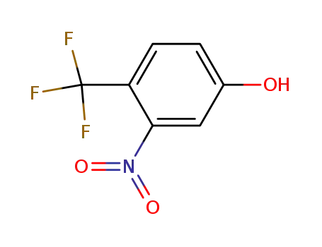 Molecular Structure of 25889-36-5 (3-NITRO-4-(TRIFLUOROMETHYL)PHENOL)