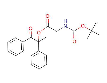 (rac)-1-methyl-2-oxo-1,2-diphenylethyl 2-[N-((1,1-dimethylethoxy)carbonyl)amino]ethanoate