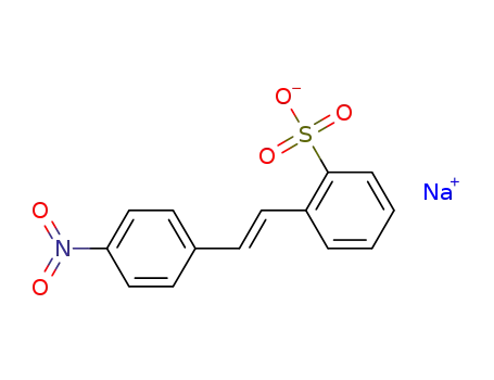 Benzenesulfonic acid, 2-[(1E)-2-(4-nitrophenyl)ethenyl]-, sodium salt