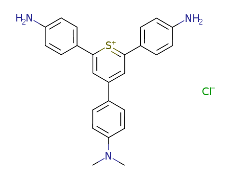 Thiopyrylium,2,6-bis(4-aminophenyl)-4-[4-(dimethylamino)phenyl]-, chloride (9CI)