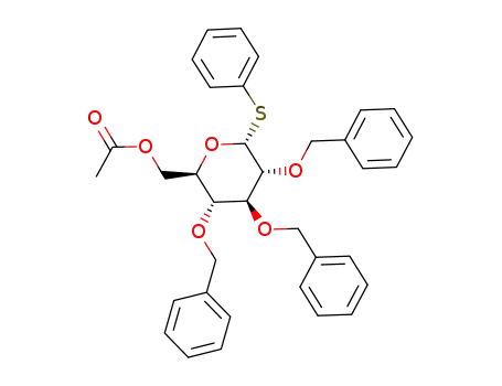 phenyl 6-O-acetyl-2,3,4-tri-O-benzyl-1-thio-α-D-glucopyranoside
