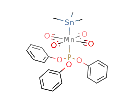 Me<sub>3</sub>Sn-Mn(CO)4(triphenyl phosphite)