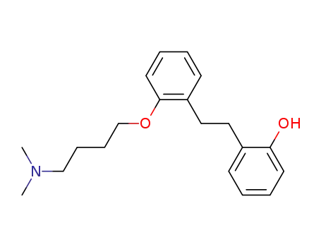Molecular Structure of 127003-27-4 (2-(4-dimethylaminobutoxy)-2'-hydroxybibenzyl)