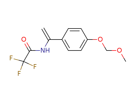 2,2,2-trifluoro-<i>N</i>-[1-(4-methoxymethoxy-phenyl)-vinyl]-acetamide