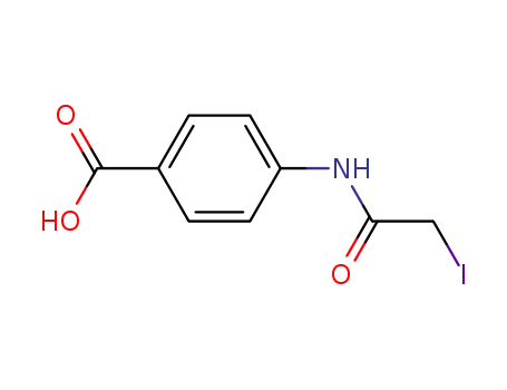Molecular Structure of 5434-66-2 (4-[(iodoacetyl)amino]benzoic acid)