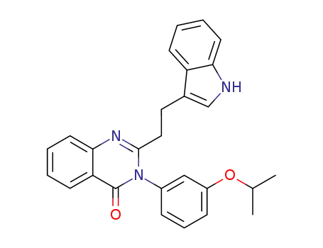 2-[2-(1H-indol-3-yl)ethyl]-3-[3-(propan-2-yloxy)phenyl]quinazolin-4(3H)-one